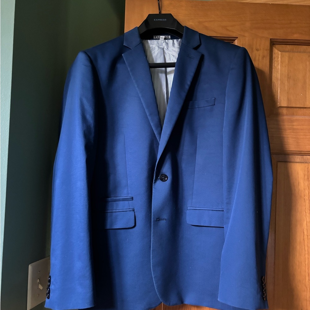 Men’s Express Blue Suit (Pants & Jacket)